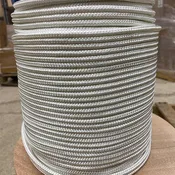 1/4" White Double Braid Nylon Rope - 600' Spool