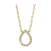 14Kt Yellow Gold Diamond 1/20Ctw Pendant