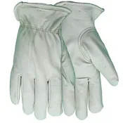 5555 Fleece Lined Grain Cowhide Driver Gloves – Premium, Keystone Thumb (S–XL)
