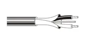 Belden # 1266A 010U1000 - Single-pair cable, 1000â€™ boxes, 22 AWG, 1 pair of stranded (7x30) TC conductors, polypropylene insulation, twisted pair, overall Beldfoil shield, 24 AWG stranded TC drain wire, PVC jacket - Price Per 1000 Feet