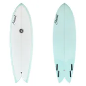 5'10" Retro Fish (5'10", 20 7/8", 2 3/4") B#129744 Gloss & Polish