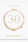 30th Birthday Bracelet