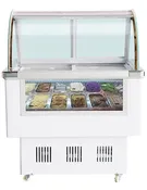 Chef AAA - 1.2BDQ, Commercial 46" 12 Pan Gelato Display Freezer Case