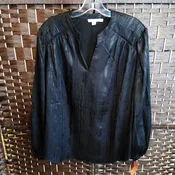 BLACK,2,LONG SLEEVE TOP