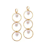 Gold Seabreeze Lindy Dangle Earrings