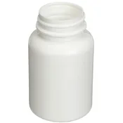 120 cc White HDPE Plastic Round Packer Bottle 38-400 Neck Finish