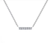 0.09 CTW Dainty Bar Necklace by Lafonn