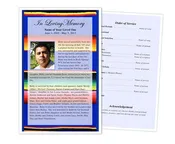 Acapulco Funeral Flyer Template
