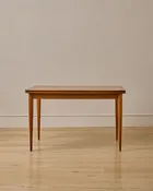 1960s German Beech and Teak Table for ALMA