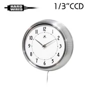 CCD-800W : 700TVL 1/3" CCD Spy Hidden Wall Clock Camera with 940nM Pinhole Lens