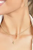 enewton: 17 Inch Classic Gold 2mm Beaded Choker