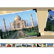 Around the World Postcards Border (Clearance - Not Returnable)