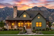 1,512 Sq Ft Country House Plan with Wraparound Porch & Fireplace