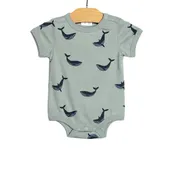 Blue Whale Bodysuit | Cotton | 0-24m