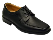 Esse Comfort Men's Leather Bicycle Toe Oxford - Black