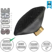 4" Convex Rubber Velcro Hook and Loop Backing Pad by STADEA