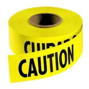 1000 ft. Yellow Barricade Tape - CAUTION/CUIDADO