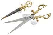 10.25" GOLD RENAISSANCE SCISSORS + 100554-GD