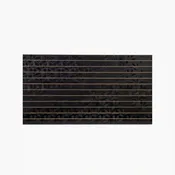 4 X 8ft Slatwall Panel Horizontal Black Magical