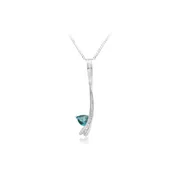 Contour Trillian Caribbean Topaz Pendant