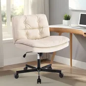 360-Degree Swivel Home Office Desk Chair with Wheels