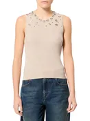 Apoline Silk Sweater in Beige