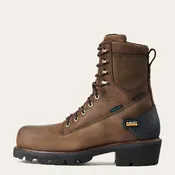 10018566 - Ariat Men's Powerline 8" Waterproof Composite Toe Work Boot
