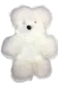Alpaca Fur Teddy Bear Key Chain