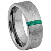 Tungsten Opal Bar Ring