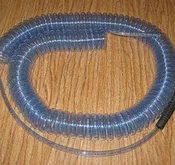 40′ Coiled Hose Blue