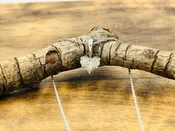 14 KWG Diamond Heart Pendant Necklace