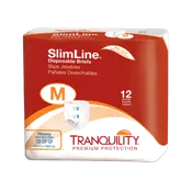 Adult Incontinence Brief Tranquility® Slimline®, Unisex, Large Disposable, 2132 Case of 96