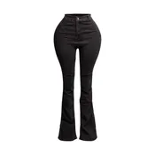 High-Waist Stacked Flare Jeans