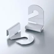 2-piece ceiling bar hook
