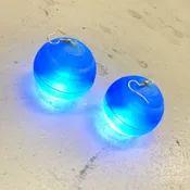 Bowsette Princess Peach Daisy LED ( light up ) Earrings set