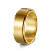 Arlo Brushed Gold Ring