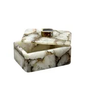 Agate Box w/Natural Stone Knob