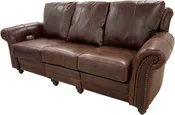 Anzio - Sofa with Power RA & LA Pushback Recliners - Giovanni Torba