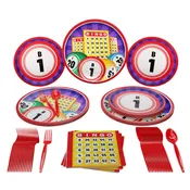 Bingo Party Supplies Packs (116 Pieces for 16 Guests)