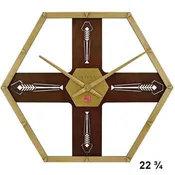 Bulova Frank Lloyd Wright C4351 Imperial Oversized Wall Clock