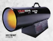 Forced Air Propane Heater HS170FAVT
