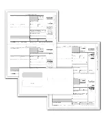 ABC 1099-NEC Tax Forms Kit, 3-Part 2-Up Preprinted Forms, 50-Sheet Pack, Includes Recipient Copies &amp;amp; Envelopes, Nonemployee Compensation Filing Set