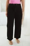 Black Barrel Cargo Pants
