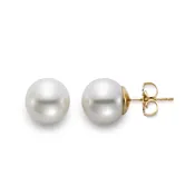 14KY 11MM FWC Pearl A Quality Stud