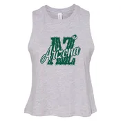 AZ Arizona Women's Racerback Crop Tank