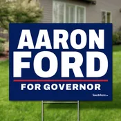Aaron Ford for Governor 2026 Yard Sign (Nevada)