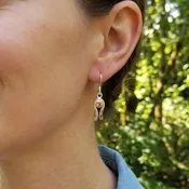 "Ebb & Flow" Silver Dangle Earrings