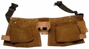 11-Pocket Professional Suede Leather Carpenter Apron