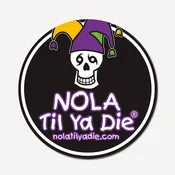 Nola Til Ya Die Jester Sticker