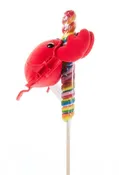 8" Crab w/Rainbow Lollipop